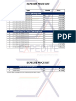 Domestic Touch LOPCOP Price List