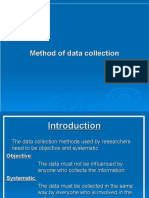 Chapter 7 Methods-Of-Data-Collection