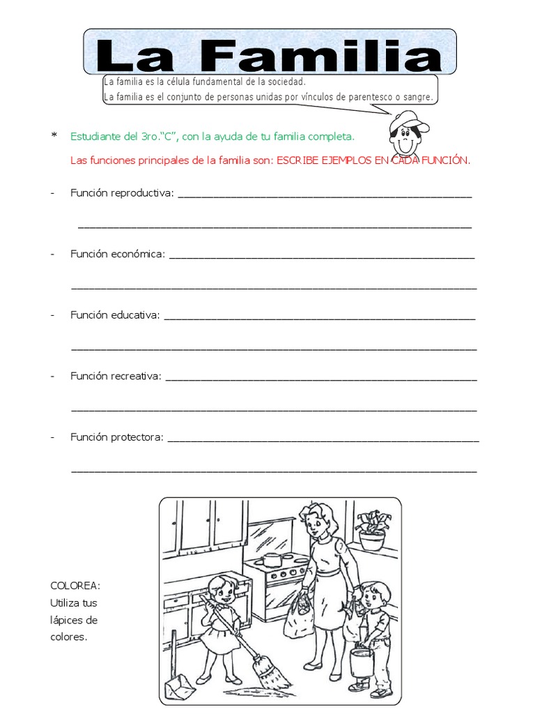 Ficha La Familia | PDF