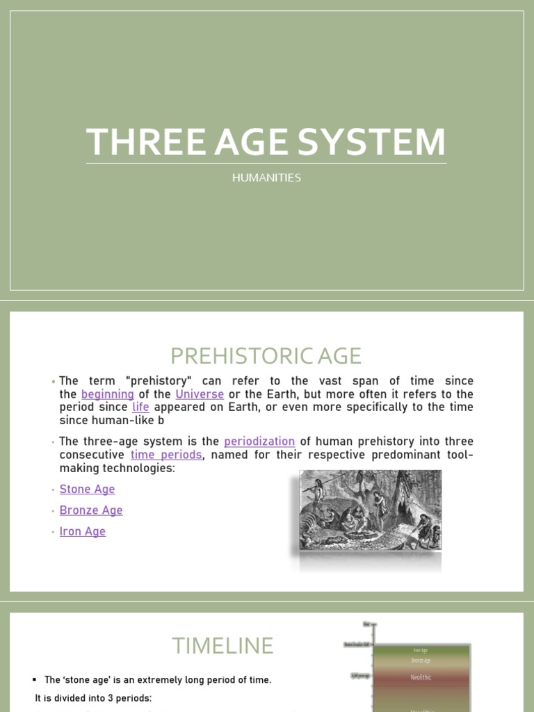 Three Age System | PDF | Stone Age | Neolithic