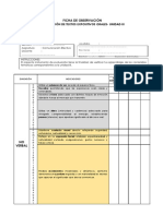 Ficha de Observación - Producción Oral