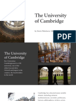 Презентация про Кембридж