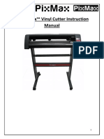 Pixmax Vinyl Cutter Instruction Manual Pme720