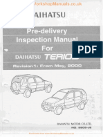 Section PDI - Pre-Delivery Inspection
