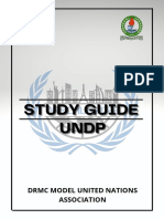 Study Guide Study Guide Study Guide Undp Undp Undp: DRMC Model United Nations Association