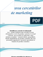 Proiectarea cercetărilor de marketing