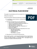 Electrical Plan Review: Building Permit Application