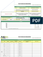 Ficha Tecnica Del Indicador Del PROCESO de RESIDUOS