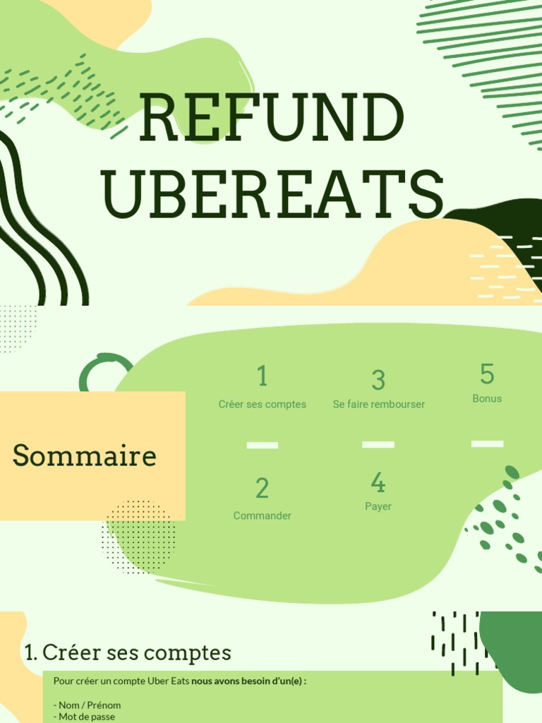 Refund Uber Eats Baybars PDF