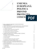 Uniunea Europeana - Politica Privind Protectia Consumatorilor