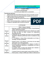 Plan de Clase en Base A Los Momentos de Enseñanza de La Lectura de Solé 1996