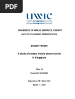 Download Dissertation Student Mobile Phone Market Singapore by Abhishek Aggarwal SN55539914 doc pdf