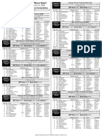 Saturday, March 21, 2020: Horses Listed in Post Position Order