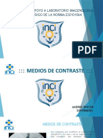 Preparacion Examenes Imagenologia Radiologia Medios de Contraste