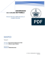 Mapeo: Benemérita Universidad Autónoma de Puebla