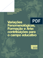 Variações Fenomenológicas, Formação e Arte - Contribuições para o Campo Educativo-2