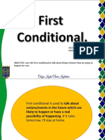 First Conditional (Once)