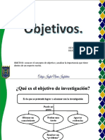 Objetivos (Once)