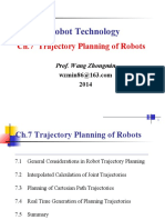 Robot Technology: Ch.7 Trajectory Planning of Robots