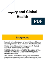 Injury and Global Health