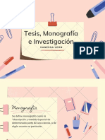 Tesis, Monografía e Investigación - Vanessa León