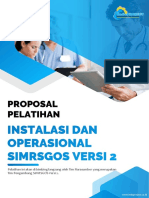 Proposal Pelatihan: Instalasi Dan Operasional Simrsgos Versi 2 Instalasi Dan Operasional Simrsgos Versi 2