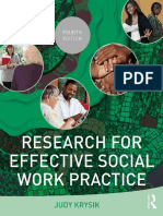 Judy L. Krysik - Research For Effective Social Work Practice (New Directions in Social Work)