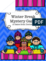 Winter Break Mystery Game: A Game From Doctor J