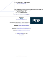 Keijsers Et Al. (2000) - Interpersonal Factors in CBT