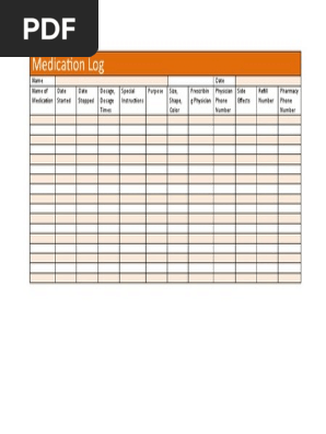 Medication Log