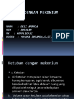 KETUBAN DENGAN MEKONIUM