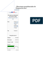 Elecciones Presidenciales de Francia de 2007