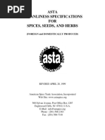 ASTA Analytical Method | PDF