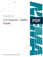 NEMA SBP 4 - Low - Frequency Audible Signals - 2015