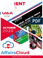 Current Affairs Q&A PDF - October 2020 by AffairsCloud