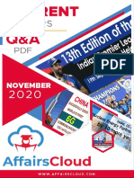 Current Affairs Q&A PDF - November 2020 by AffairsCloud