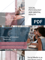 Social Psychology and Mental Health