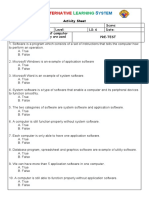 Identify Different Types of Computer Software and The Task They Are Used For