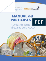 Manual Del Participante: Ruedas de Negocios Virtuales de La ALADI