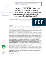 The Impact of COVID-19 On The Standard & Poor 500 Index Sectors: A Multivariate Generalized Autoregressive Conditional Heteroscedasticity Model