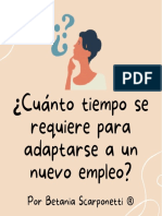 Cuánto Tiempo Se Requiere para Adaptarse A Un Nuevo Empleo