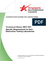 Techncial Note NDT - Accreditation Scheme For Laboratories