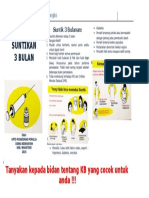 Leaflet KB Suntik 3 Bulan