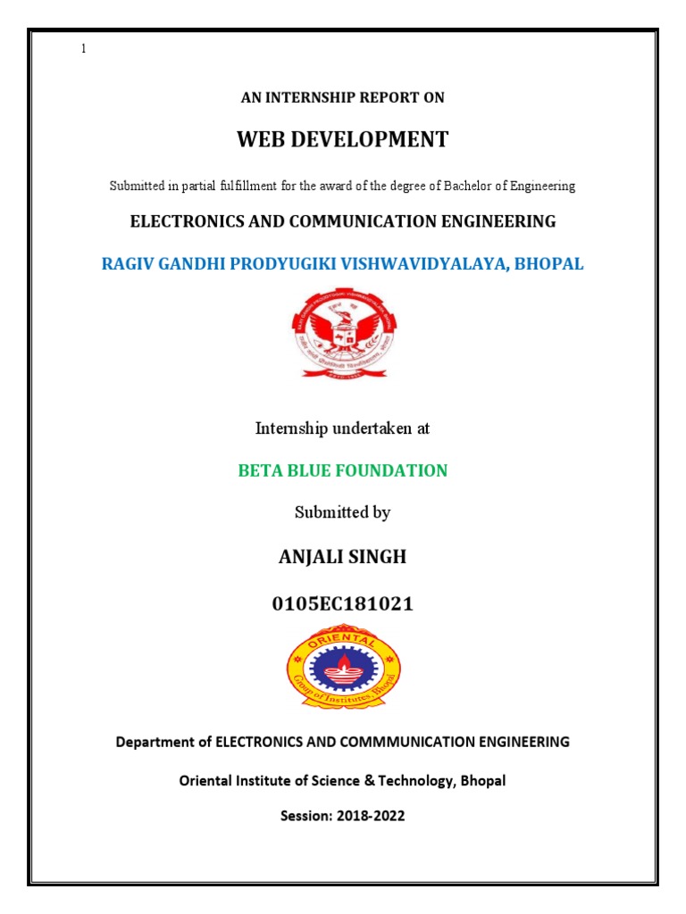 SodaPDF-converted-AN INTERNSHIP REPORT ON | PDF | World Wide Web ...