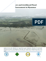 Agricultural Livelihood Assessment Myanmar Flood