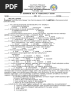 2ND Summative Test 2ND Quarter Weeks 4-7