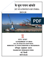 Basic Port Statistics of India 2019-20