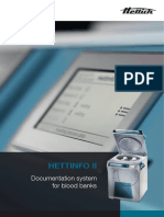 HETTINFO II Documentation System for Blood Banks