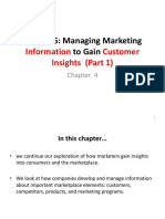 Managing Marketing Information to Gain Valuable Customer Insights