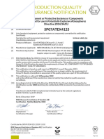 Production Quality Assurance Notification for Gas Detection Equipment